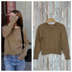 Lake Pajamas S Vesper Crew Neck Sweater Pullover Top Slouchy Soft Knit Lounge